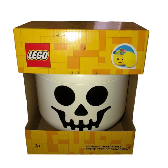 Lego Storage & Organization Lego Storage Head Skull White Skeleton